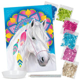 Miss Melody Horse Diamond Picture with sequins by Depesche