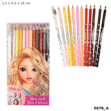 TOPModel Skin and Hair Colouring 12 Pencil Set by Depesche
