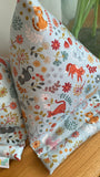 Pilola Techcushion Orange Cats on Blue Beanbag Pillow Stand Holder Cushion
