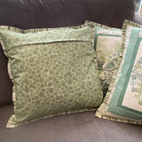 Limited Edition Cushion Inspired by Nature Cotton Quilted Borders Swans