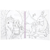 TOPModel Fantasy Dragon Love Colouring Book by Depesche