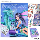 TOPModel Fantasy Dragon Love Sticker Book by Depesche