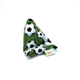 Pilola Techcushion Black and White on Grass Footballs Pillow Stand Holder Cushion