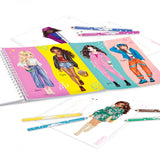 TopModel Create Your TopModel Colouring Book by Depesche